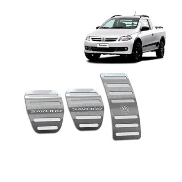 Imagem de Pedaleira Volkswagen Saveiro G5 Aço Inox