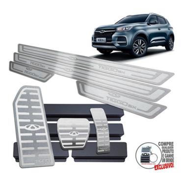 Imagem de Descanso Pedaleira Soleira Chery Tiggo 5X 2021 2022 Prata