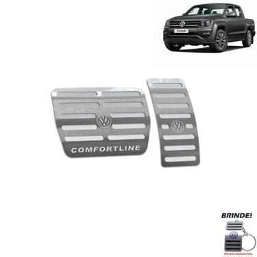 Imagem de Pedaleira Volkswagen Amarok Comfortline 2019 2020 Prata