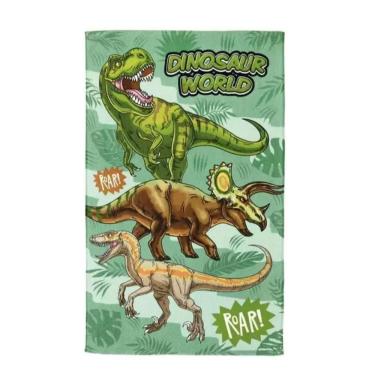 Imagem de Toalha Banho Infantil Felpudo 70X115Cm Dino Dohler