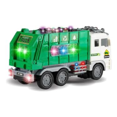 Imagem de Brinquedo Infantil Caminhão Coletor De Lixo Som E Luzes 4d - toys