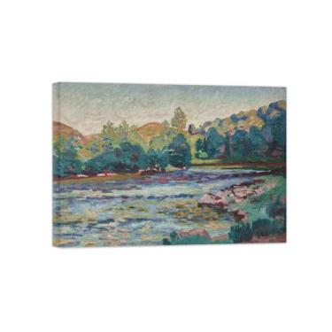 Imagem de Armand Guillaumin Famoso Arte de Parede Pôster-Impressões em Tela para sala de estar-Reprodução pinturas(Creuse) 50x70cm Tela Embrulhada