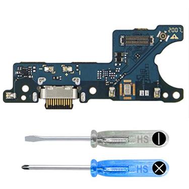 Imagem de MMOBIEL Conector de base compatível com Samsung Galaxy A11 2020 - Porta de carregamento - Substituição de fone de ouvido/microfone - Tipo C - Inclui chaves de fenda
