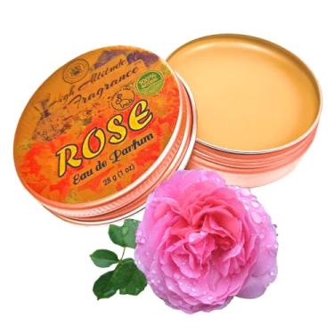 Imagem de Perfume feminino ROSE – Eau de Parfum – Bálsamo sólido (Tea Rose, De Mai, Otto, Rosa Damascena, Centifolia, Gardenia) Óleo de fragrância floral orgânico natural – Presentes de lembrancinhas de
