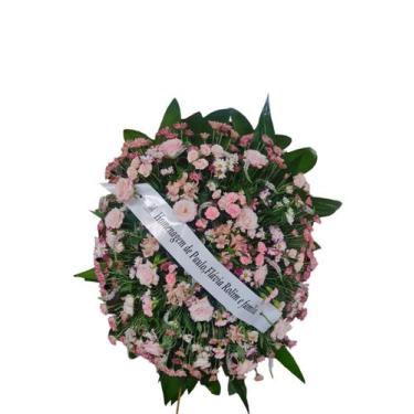 Imagem de Coroa Condolências - Flora Silvestrini ROSA