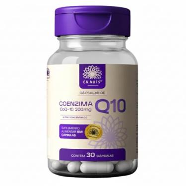 Imagem de Coenzima Q10 200mg Ca.nuts | Ubiquinona COQ10 Premium Ultra concentrado (1 Pote - 30 Cápsulas)