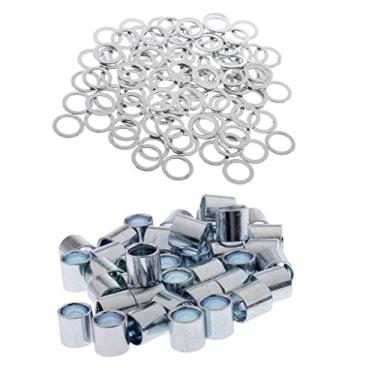 Imagem de SM SunniMix Espaçadores de rolamento de metal para skate Longboard Cruiser Scooter