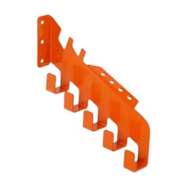 Imagem de Fenteer Suporte para corrente de motosserra, resistente, fácil de instalar, gancho para armazenamento de acessórios, suporte de parede para corrente de