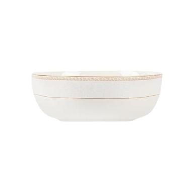 Imagem de Pratos de cerâmica resistentes a altas temperaturas e utensílios de mesa requintados domésticos - tigela de sopa de 20 cm