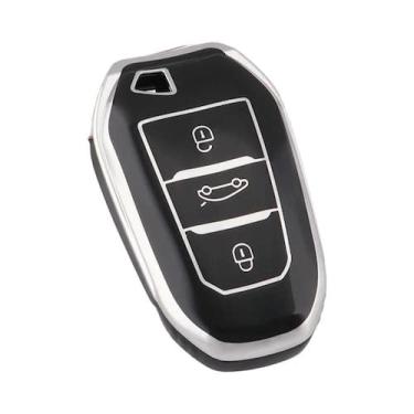 Imagem de Capa De Chave Inteligente TPU Para Peugeot Citroen Para 2008 3008 4008