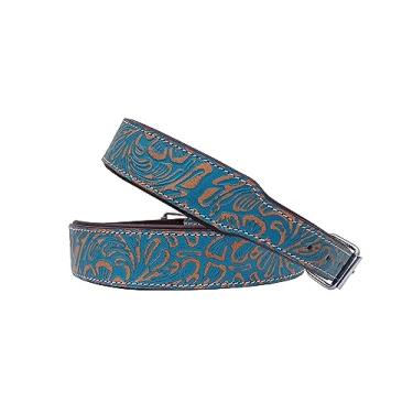 Imagem de Affilare Coleira de couro estilo ocidental acolchoada para cachorros e cachorros grandes 10AB136-XS