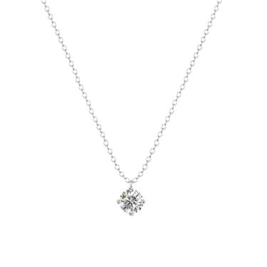 Imagem de Zeffy Colares de diamante para mulheres, colar de ouro delicado banhado a ouro 18 k, colares simples com pingente de diamante CZ de ouro para mulheres, joias modernas, presentes para meninas, 18