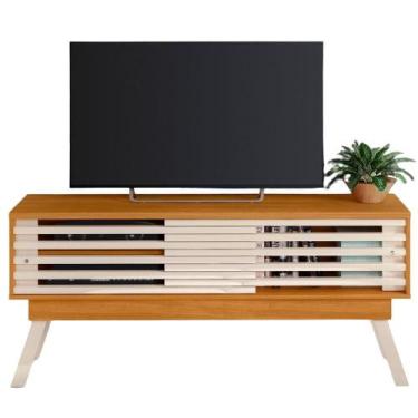 Imagem de Rack Bancada 65 Pol 150 Cm 2 Portas Frizz Madetec - MADETEC MOVEIS