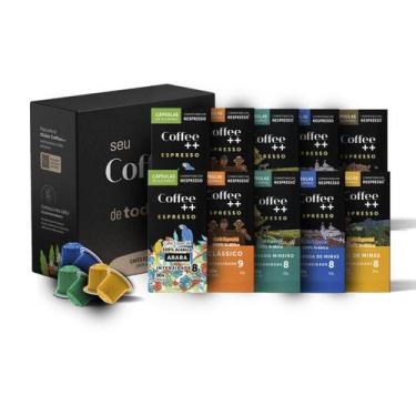 Imagem de Kit de Cápsulas de Café Coffee Mais, compatível com Nespresso, contém 