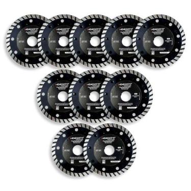 Imagem de Disco Diamantado Turbo MDT Menegotti 110mm Kit 10 Peças Corte Rápido S