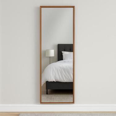 Imagem de Espelho Decorativo Retangular 120x30 Corpo Inteiro com Moldura para Sa