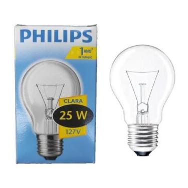 Imagem de Lâmpada Philips 25W 127V A55 Clara 127V E27 ES