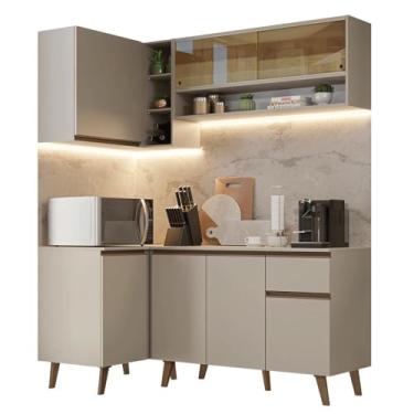 Imagem de Armário de Cozinha Completa de Canto 265 cm Nice Madesa 01