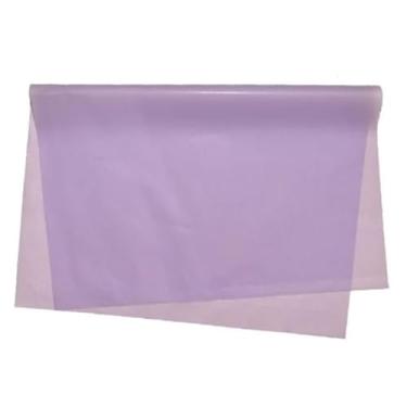 Imagem de Papel de seda 100 folhas, colorido 17,5 x 25 cm - Embalagem de roupas, embalagem de pipas (Lavanda)