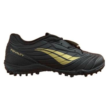Imagem de Chuteira Penalty Society Matis Kids XXI Preto/ Dourado 30-Unissex