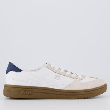 Imagem de Tênis Fila Tennis 88 T-Toe Feminino Branco e Bege, 37