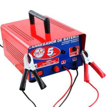 Imagem de Carregador de Bateria 5A 12V Eletrônico OKEI