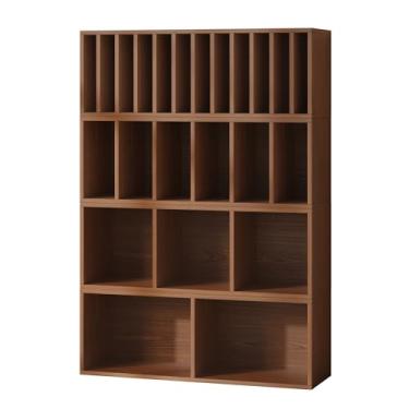 Imagem de IOTXY Estante de cubo modular DIY – Conjunto de combinação expansível empilhável personalizável CubeXY, prateleira aberta de 23 cubos para livros, caixa de armazenamento de tecido e organizador de