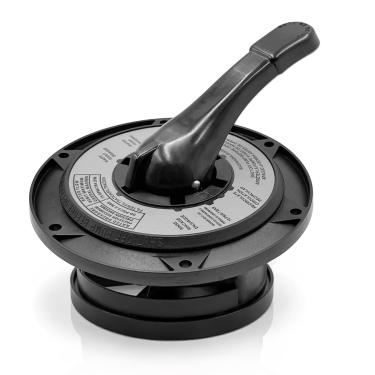 Imagem de XerusDash Capa de chave SPX0714BA e conjunto de alça para válvula multiporta Hayward – Substituição para válvulas de filtro de areia de montagem superior SP0714T – Compatível com S210S, S220T2, S244T