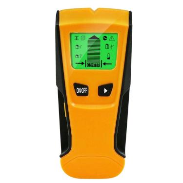 Imagem de barenx Localizador de pinos 3 em 1, detector de metais de madeira, fiação AC, fio vivo, scanner de parede, localizador de caixa elétrica