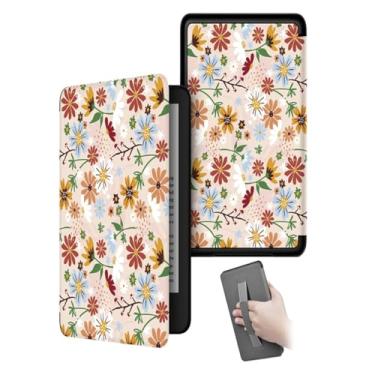 Imagem de Akacy Capa padrão pintado com alça para Kindle paperwhite de 15.2 cm 11 geração (2022/2024, modelos C2V2L3 e RS23CV). Capa traseira de borracha TPU de silicone flexível e fina fina (27)