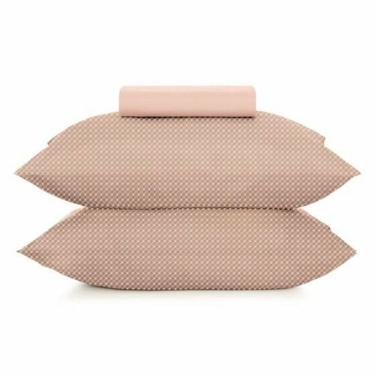 Imagem de Jogo de Cama Casal 3 peças Altenburg Toque Acetinado Slim Lotus - Rosa 