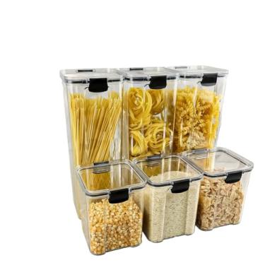 Imagem de Crie Seu Kit de Potes Hermético para Mantimentos e Organizador de Cozinha Dispensa Armário(KIT 30-6 Potes)