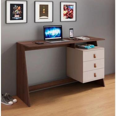 Imagem de Escrivaninha Gaby Jcm Movelaria - Café Soft/off