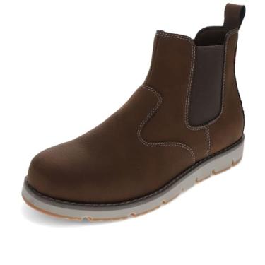 Imagem de Levi's Chelsea Logger 2 WX Bota masculina casual de couro vegano, Cedro/marrom, 39