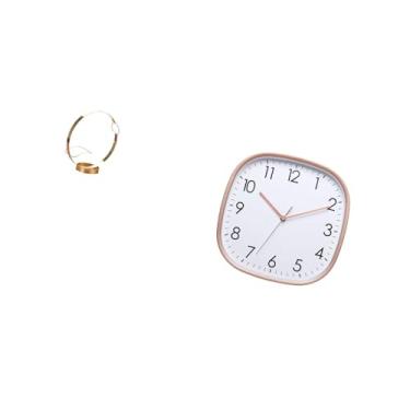 Imagem de Fenteer Relógio Organizador de Porta-vinhos de Metal Vintage para Sala de Jantar, Casa, Fazenda, Academia, Exibição de Arte, Suporte de Armazenamento de Bebid