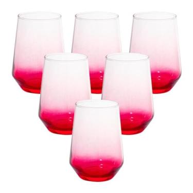 Imagem de Casa Ambiente - Copo 400Ml Long Drink Degrade Red Casa Ambiente Covi121
