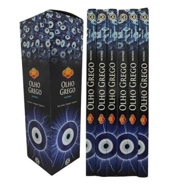 Imagem de Incenso Indiano Sac Olho Grego - Contra Mau Olhado 6 Caixas