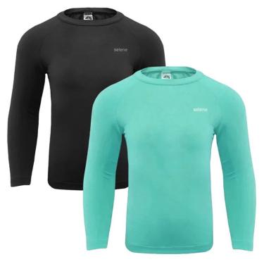 Imagem de Kit 2 Camisas Térmicas Selene Proteção UV50+ Infantil