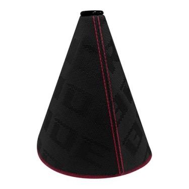 Imagem de HHZL Capa protetora contra poeira do botão de mudança de marcha, protetor de capa de bota de câmbio de câmbio, tecido de lona manual automático manípulo manípulo manga protetor de polaina de