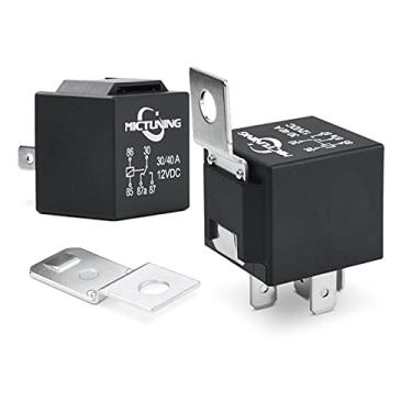 Imagem de 10 peças/conjunto de relé de 5 pinos LED barra de luz relés de substituição DC 12 V 30/40