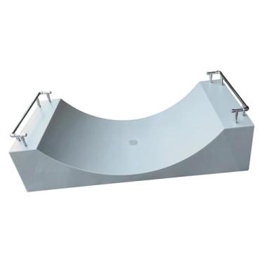 Imagem de Almencla Mini rampa de skate de dedo, acessórios para jogo de skate interativo, versátil, portátil, para desenvolvimento de habilidades, adereços de