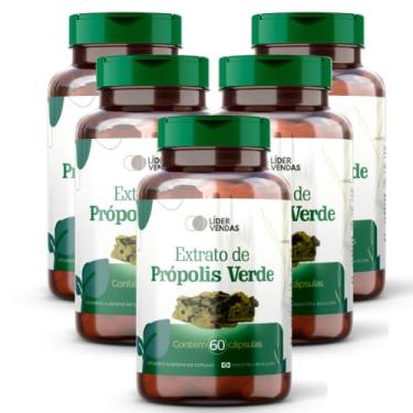 Imagem de Extrato de Própolis Verde - 500mg com 60 cápulas - 5 potes