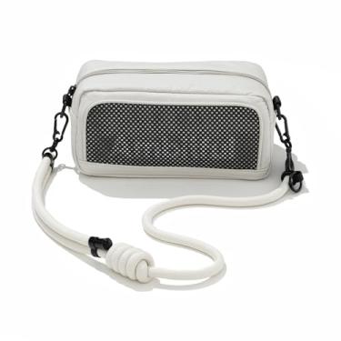 Imagem de AMBITFUL Bolsa para câmera de ação, bolsa tiracolo para câmera fotográfica, impermeável, alça de ombro DIY, adequada para câmera DSLR/SLR/bolso 3, Action5pro, 23 x 10,5 x 11 cm (bege)