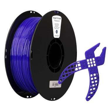 Imagem de Kexcelled Filamento TPU 1,75 mm azul escuro, filamento de impressora 3D flexível TPU 64D, carretel de 1 kg (1 kg), excelente elasticidade, serve na maioria das impressoras 3D FDM