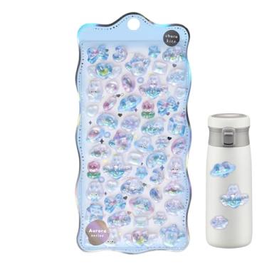 Imagem de Autocolantes 3D Flutuantes, Materiais De Arte 3D E Pequenos, Adesivos De Bolha De Desenho Animado, Para Cadernos Manuais Tablets Copos Pré-escolar Escola Festa Aniversário