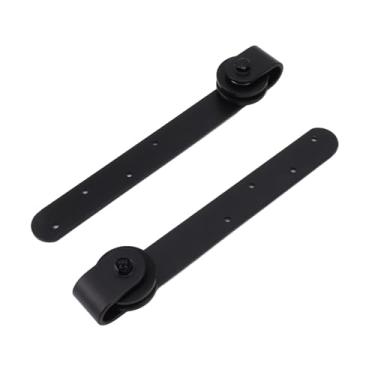 Imagem de Phefop Kit de Ferragens para Porta de Celeiro, Mini Conjunto Silencioso de Polia para Porta Deslizante de Aço Carbono para Armários e Espaços de Convivência