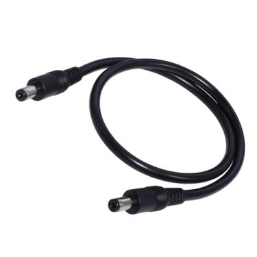 Imagem de LiebeWH Cabo de Alimentação DC Externo, Cabo Macho para Macho de 5,5 Mm X 2,1 Mm 20 V 100 W PD para Laptops, Alto-falantes HiFi, Monitores, Faixas de Luz LED, Placas PCBA, Extensão de M de Borracha