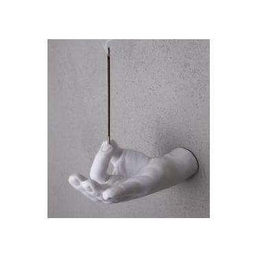 Imagem de Porta-Incenso Mão Zen: Suporte Decorativo para Aromaterapia e Meditação (Amarelo)