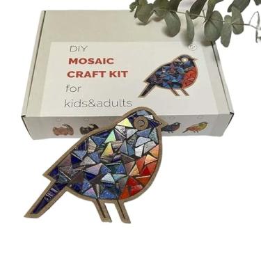 Imagem de Kit de Mosaico DIY Lajes Vidro para Artesanato Pacote Materiais Amantes Criativo Adultos e Adolescentes Decoração Casa