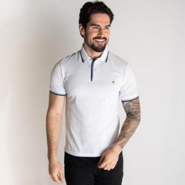 Imagem de Camisa Polo Forum Friso Texture Branca-Masculino